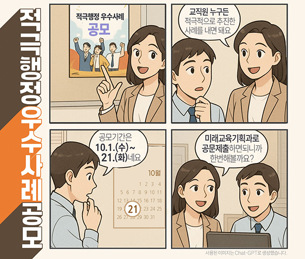 2025년도 하반기 적극행정 우수사례 공모 
